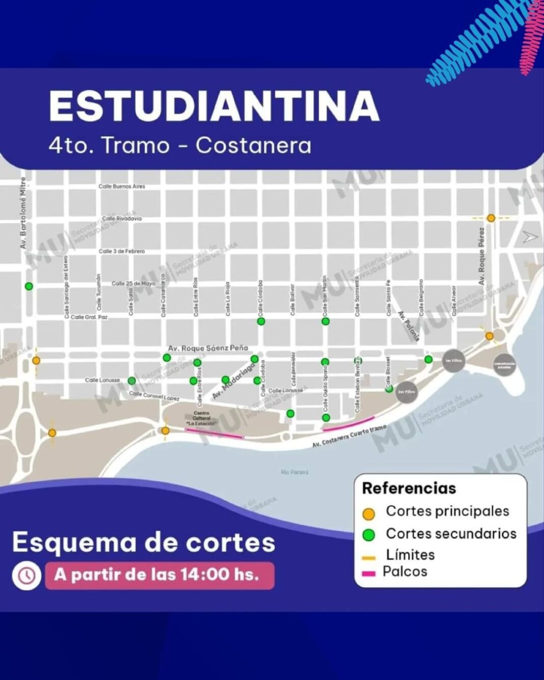 operativo-de-transito,-cortes-de-calles-y-recomendaciones-de-seguridad-para-la-primera-noche-de-la-estudiantina-posadena-2024