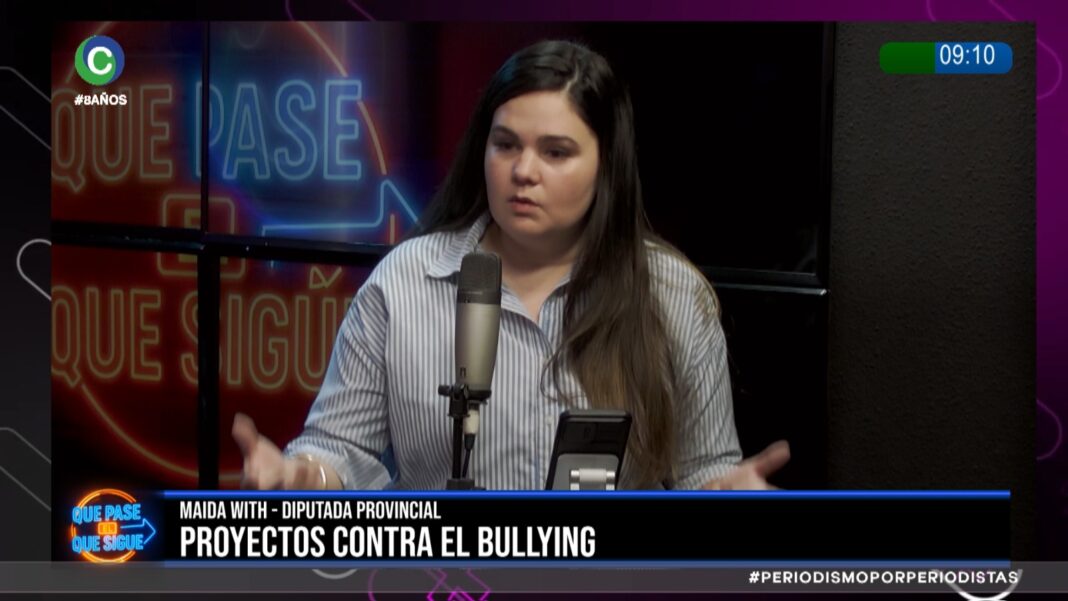 Diputada Maida With presenta proyecto de ley contra el acoso escolar en la Legislatura del Chaco.